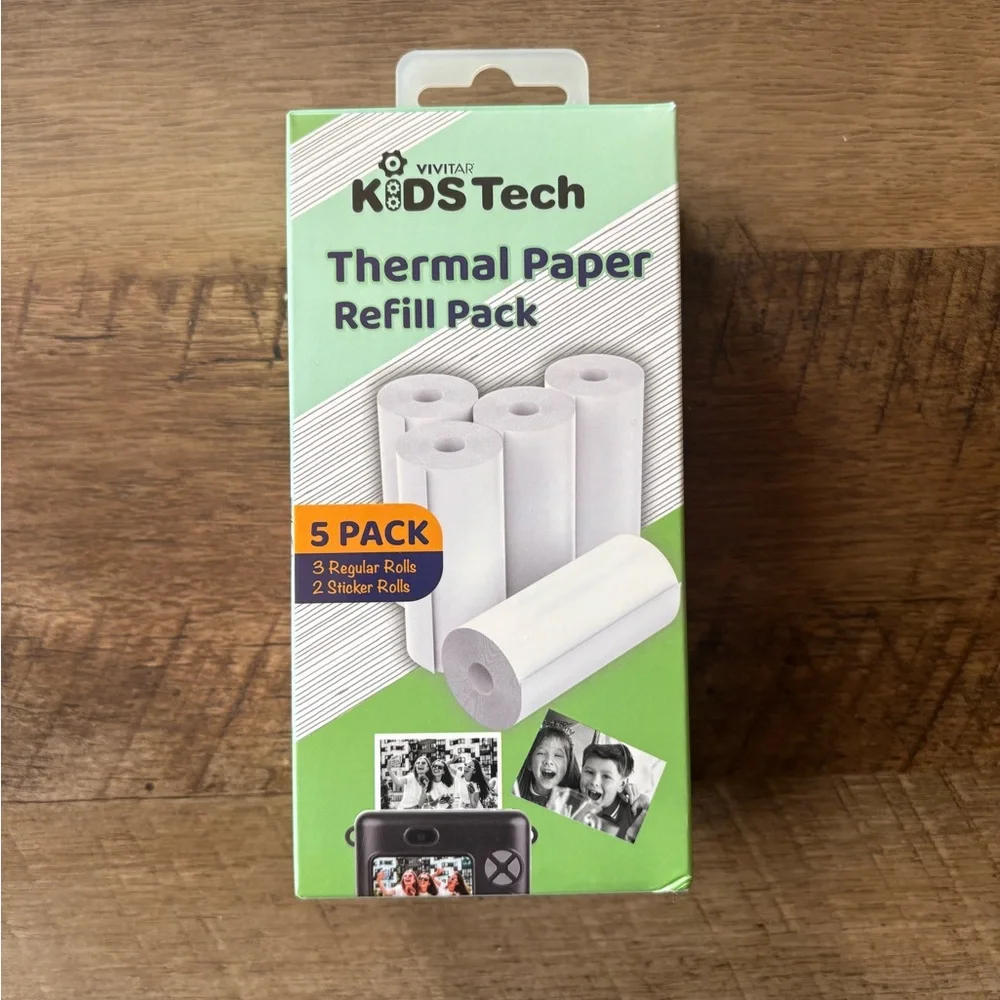 Vivitar Kids Tech Thermal Paper Refill Pack - White